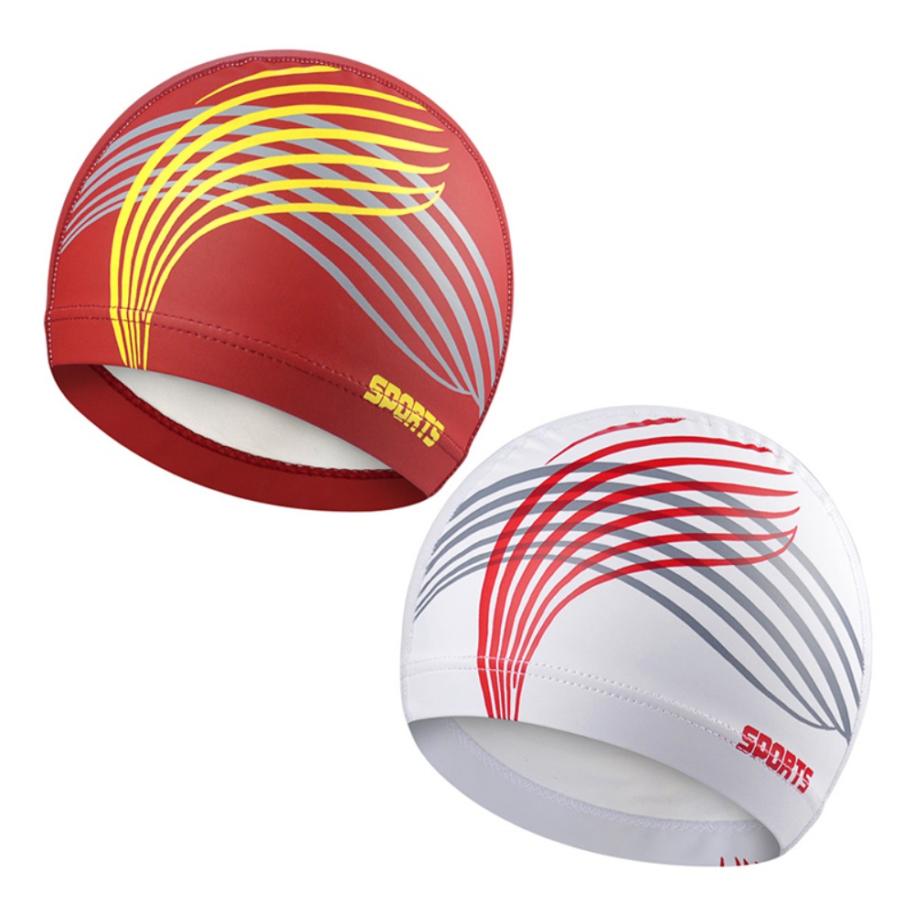 PU Swim Caps Adult Bathing Hat Shower Caps for Long Short Hair Swimming Caps Shopee Malaysia