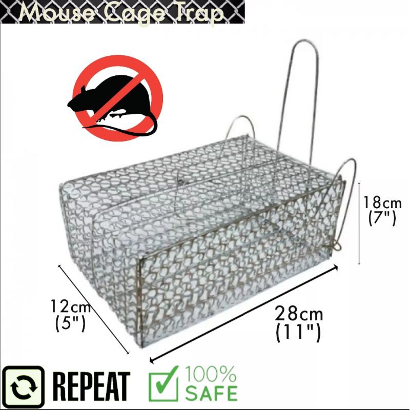 CAGE II Rat Trap Metal Cage 28cm 