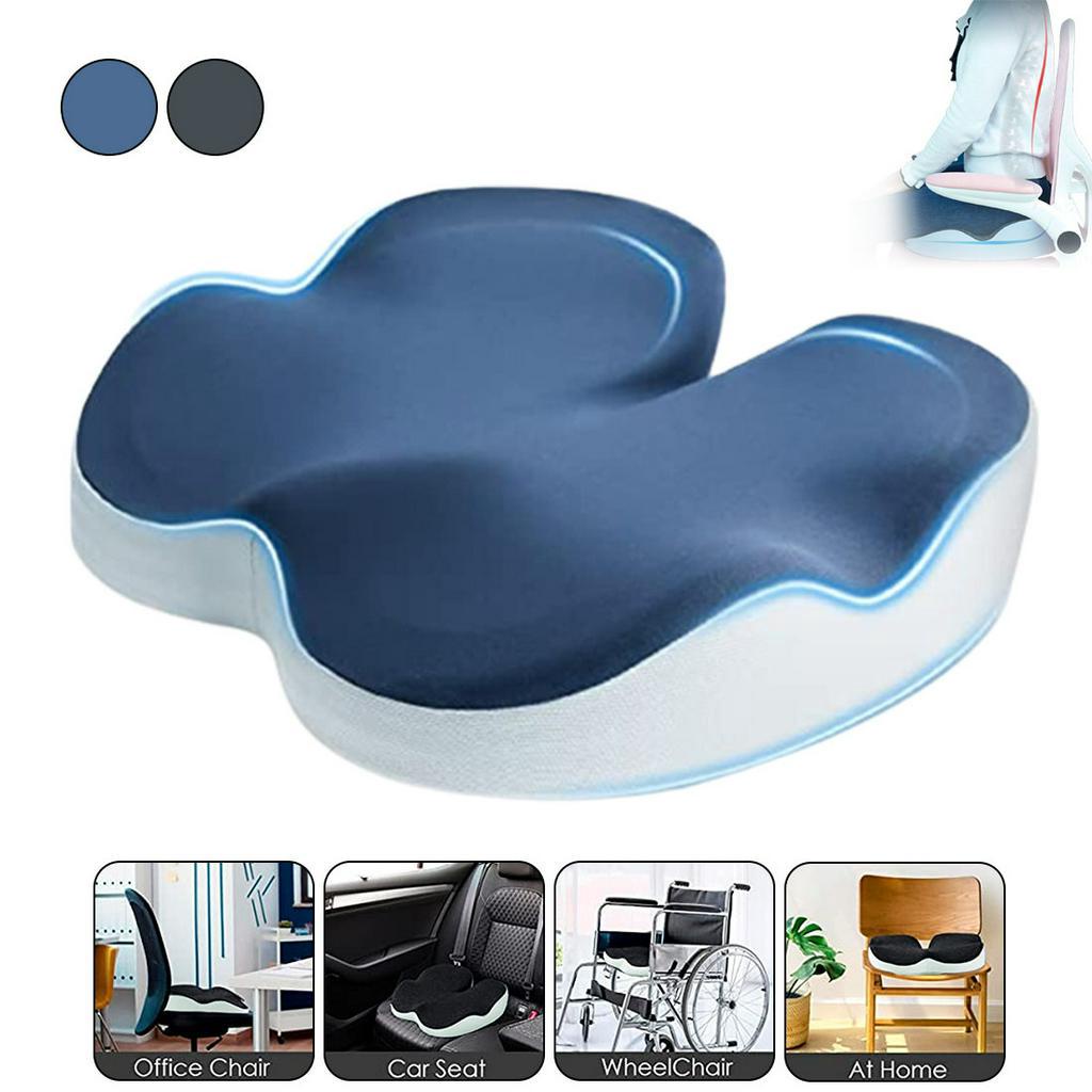 Seat Cushions for Office Chairs, Ergonomic Memory Foam Pressure Relief