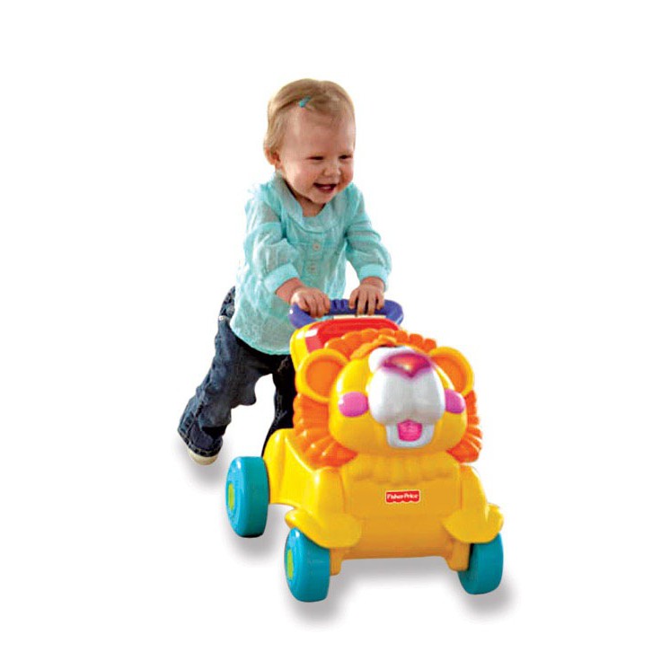 FISHER PRICE 2 in 1 Baby Walker Stride Ride Lion Shopee Malaysia