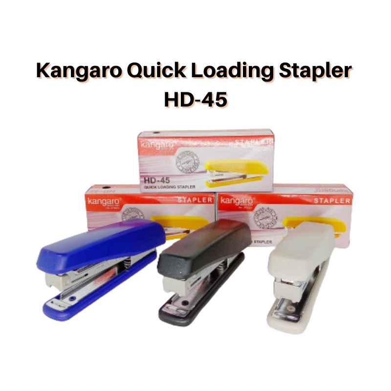 Kangaro Quick Loading Office Stapler Portable Large Heavy Duty(RANDOM ...