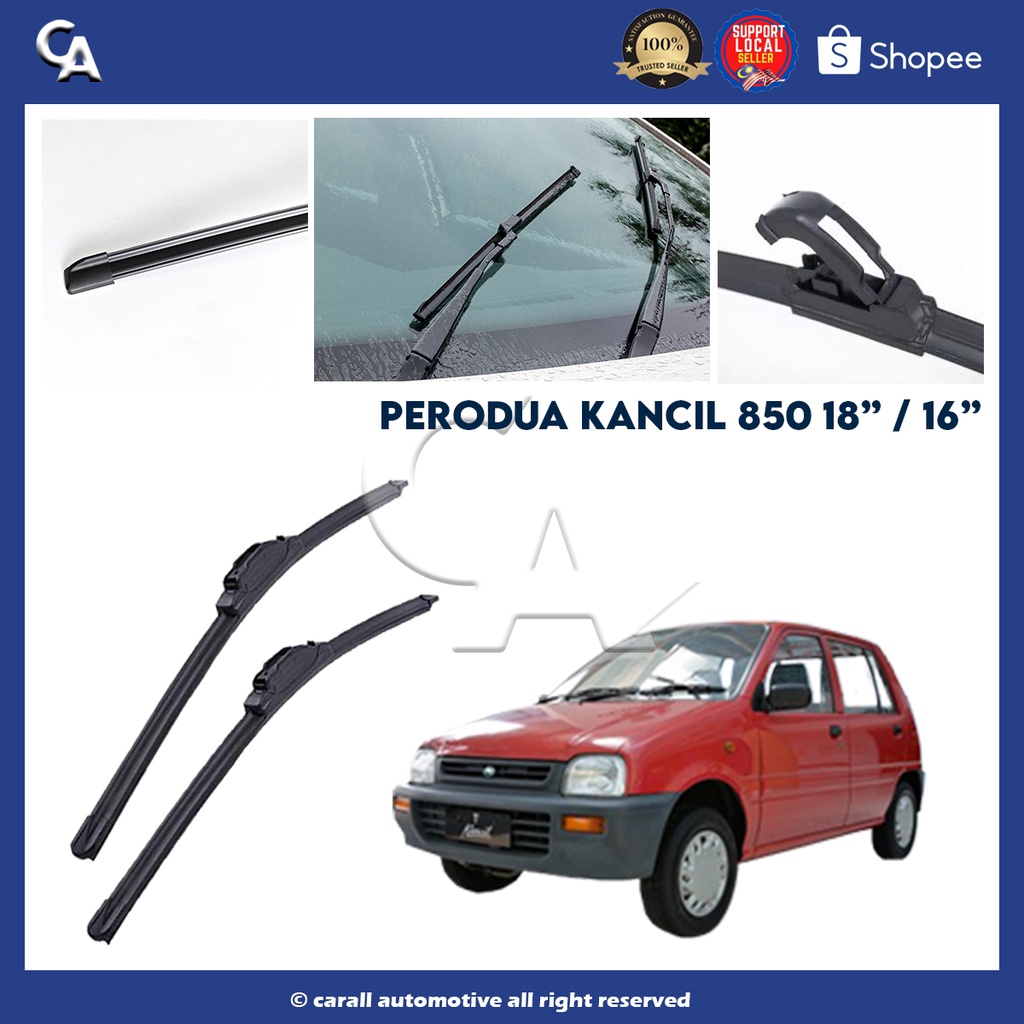 Perodua Kancil 850 CC Car Front Windscreen Rubber Soft Wiper Size 18" / 16" Shopee Malaysia