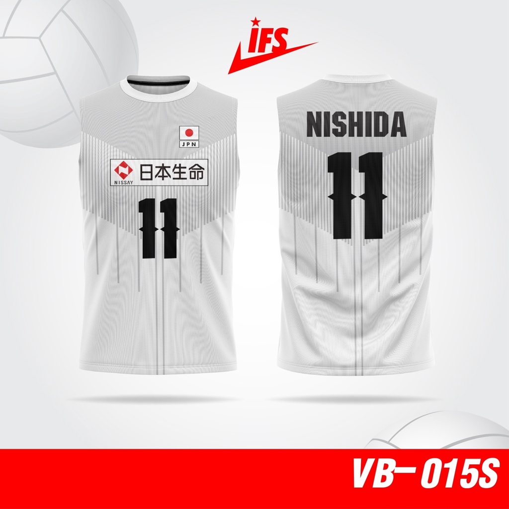 Nishida Japan National Team Volleyball Jersey Shopee Malaysia