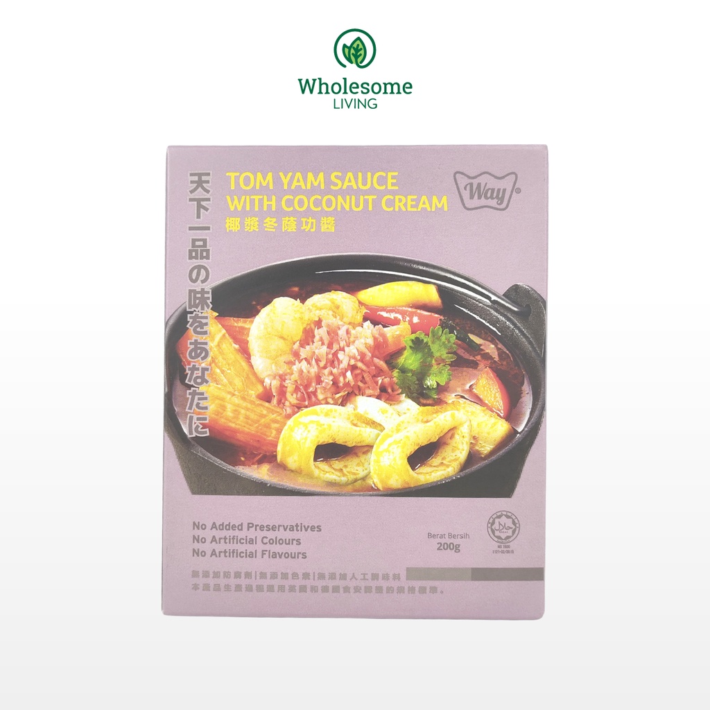 [Expiry 19 JUL 23] Way Tom Yam Sauce with Coconut Cream 200g [HALAL