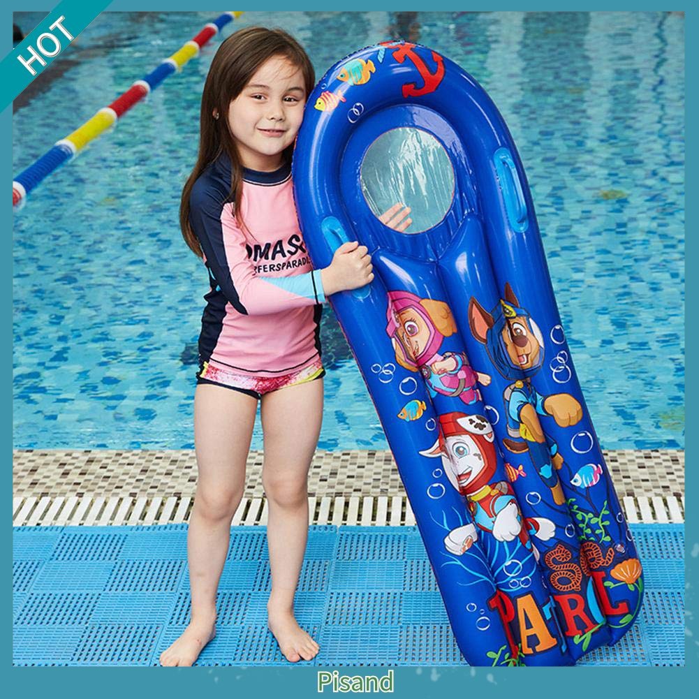 ☼Pi Cute Cartoon Kids Inflatable Pool Swimming Floating Air Mattress