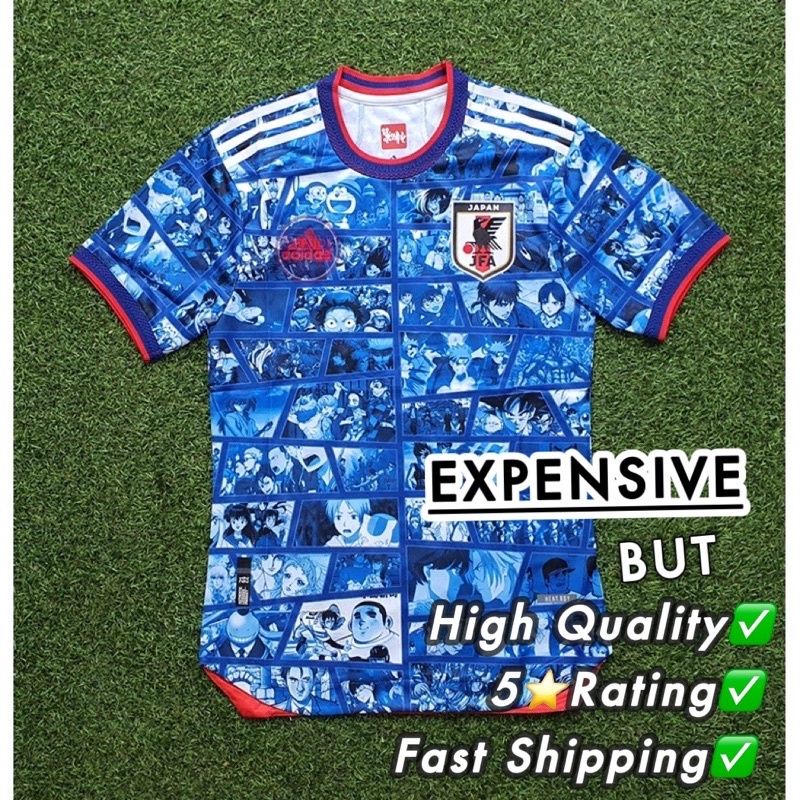 [Player Issue] Jersey Jepun Anime 2022/23 World Cup Jersi Unisex High