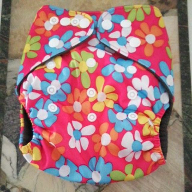 Bamboo charcoal cloth diaper without insert Shopee Malaysia