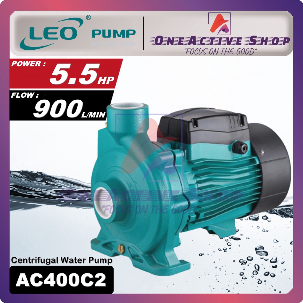 LEO 5HP Centrifugal Water Pump Pam Air (3 Phase) AC400C2 1 Year