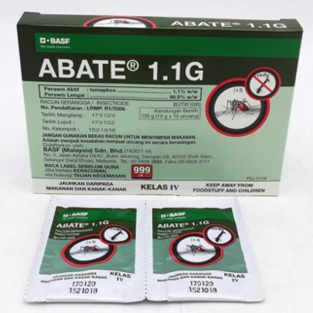 BASF ABATE 1.1 g / ubat jentik jentek 10 g | Shopee Malaysia