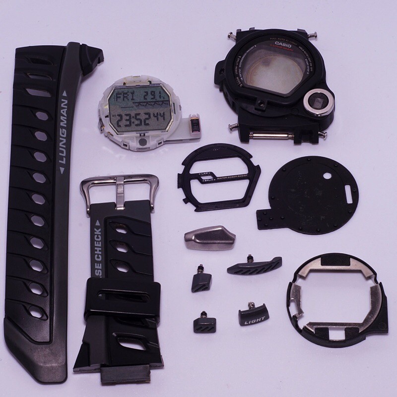 G-Shock DWG-100 Lungman twin sensor band case glass engine