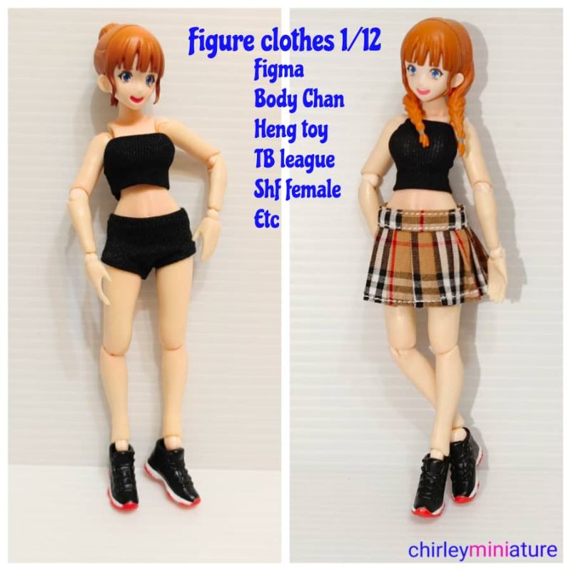 Female Action figure clothes 1/12 / Figma Tb league 1/12 Phichen 1