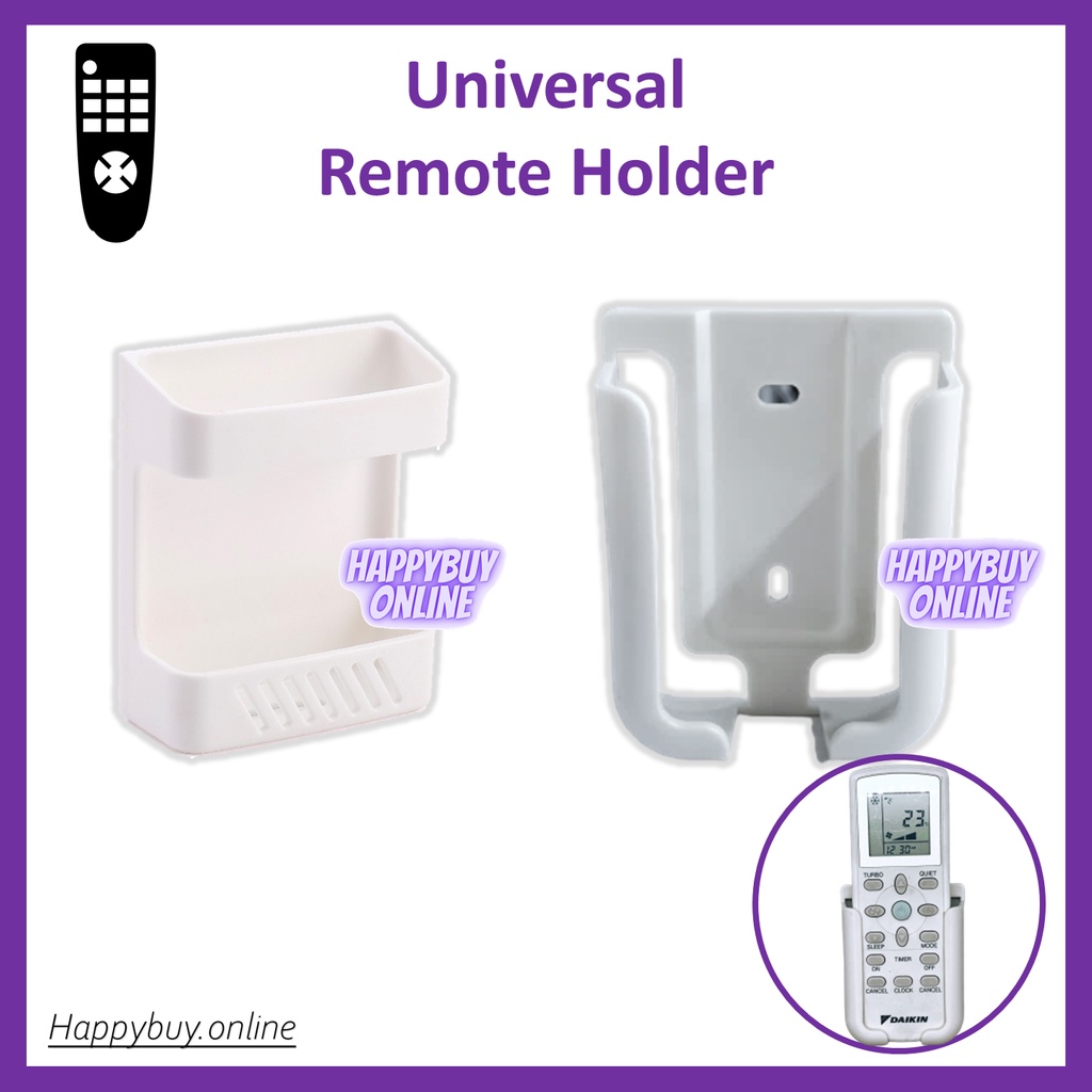 Wall Mounted Universal Remote Control Holder Remote TV/ Aircond Holder ...