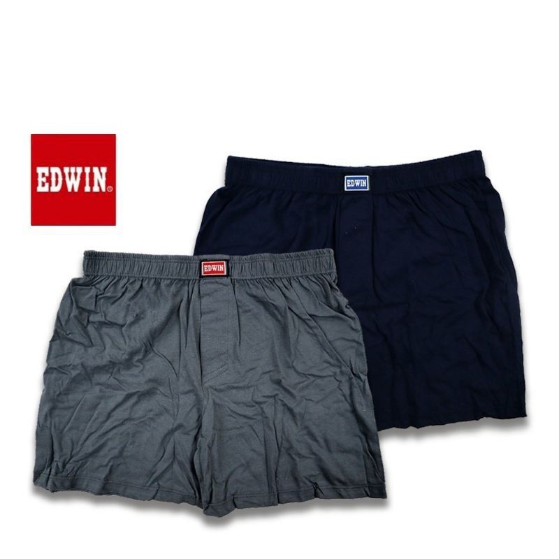 Edwin Plain Knitted cotton boxer 100% original | Shopee Malaysia