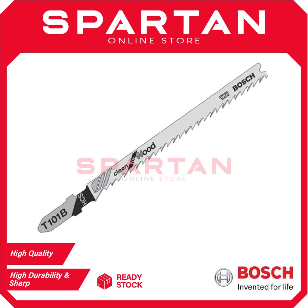 BOSCH T101B HCS JIGSAW BLADE FOR WOOD (1 pcs) Shopee Malaysia