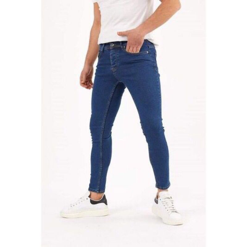 🇲🇾[READY STOCKS] Skinny/Slim Fit Jeans Pants For Men & unisex material