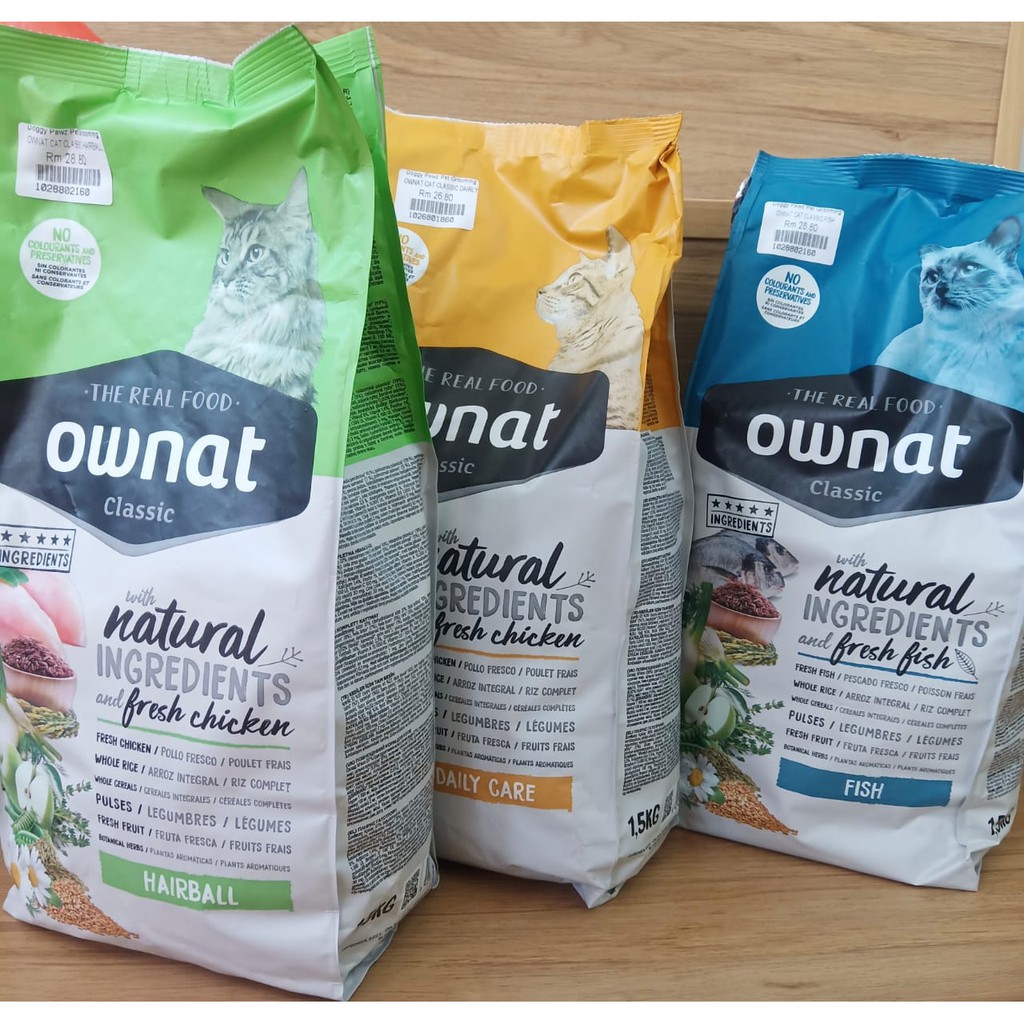 Ownat Cat Classic Dry Food 1.5kg