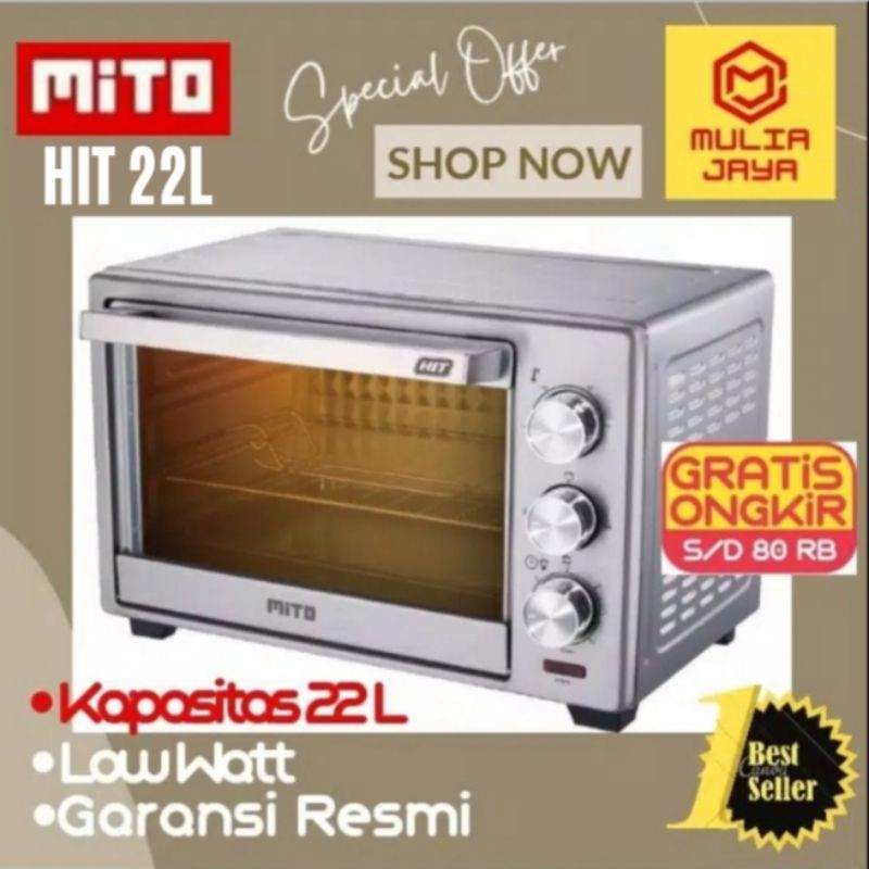 Mito HIT LOW WATT Electric OVEN 22 LITER Capacity DISCOUNT Shipping SEMARANG BANDUNG Shopee