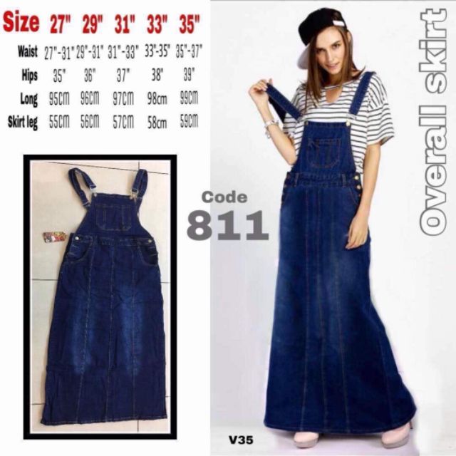 Jean overall hotsell skirt quality