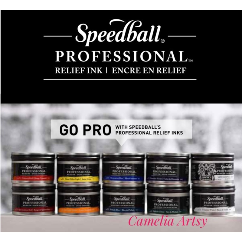 Speedball Professional Relief Ink 8oz🔥Ready Stock🔥 | Shopee Malaysia