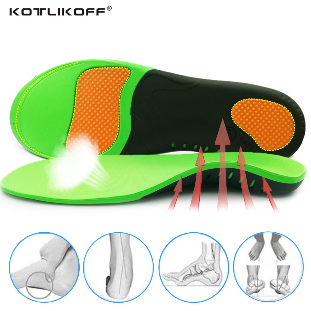 KOTLIKOFF High Arch Support Insoles Men & Women, Orthotic Shoes Insert ...
