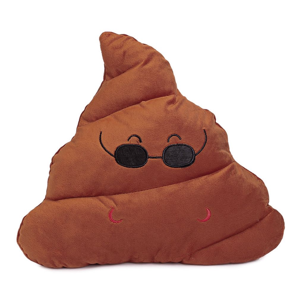 CUTE POOP EXPRESSION COOL EMOTICON PILLOW STUFFED PLUSH TOY HOME