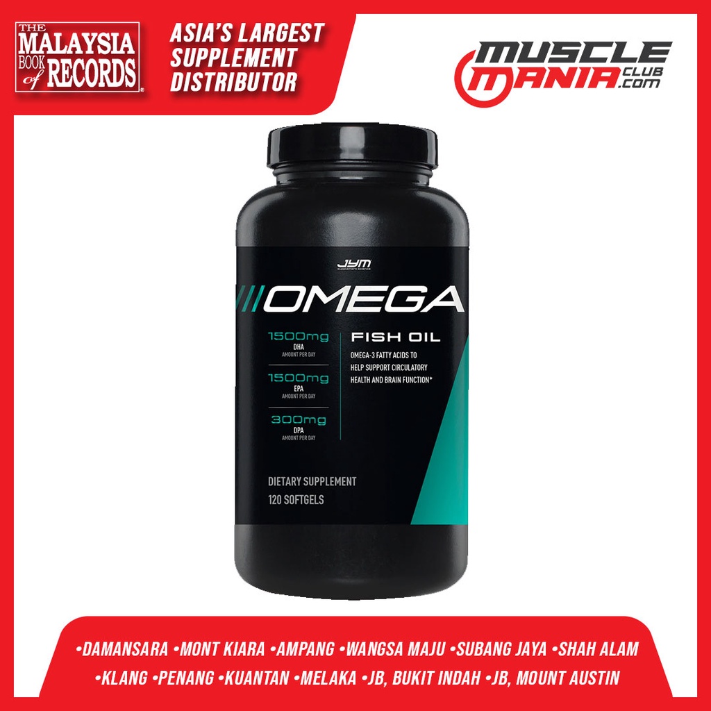 JYM Omega Fish Oil (120 caps ) Shopee Malaysia