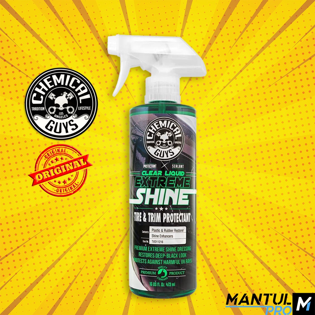 Chemical Guys Clear Liquid Extreme Shine Premium Sprayable Dressing and ...