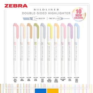 Zebra Pen Mildliner Highlighters, Double Ended Highlighter, Broad And Fine  Tips, Pastel and Neutral Colors Midliner Pens, 30 Pack