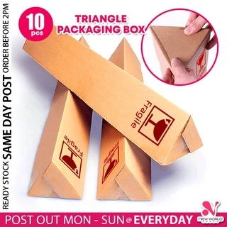 TRIANGLE 10 Pieces Paper Box Kotak Carton Umbrella Fishing Rod Tree Long  Strip Express Shipping Packaging Move Storage