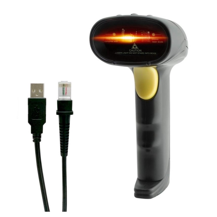 Wired Laser Hanheld Barcode Scanner POS SYSTEM Reader long Range ( 2 ...