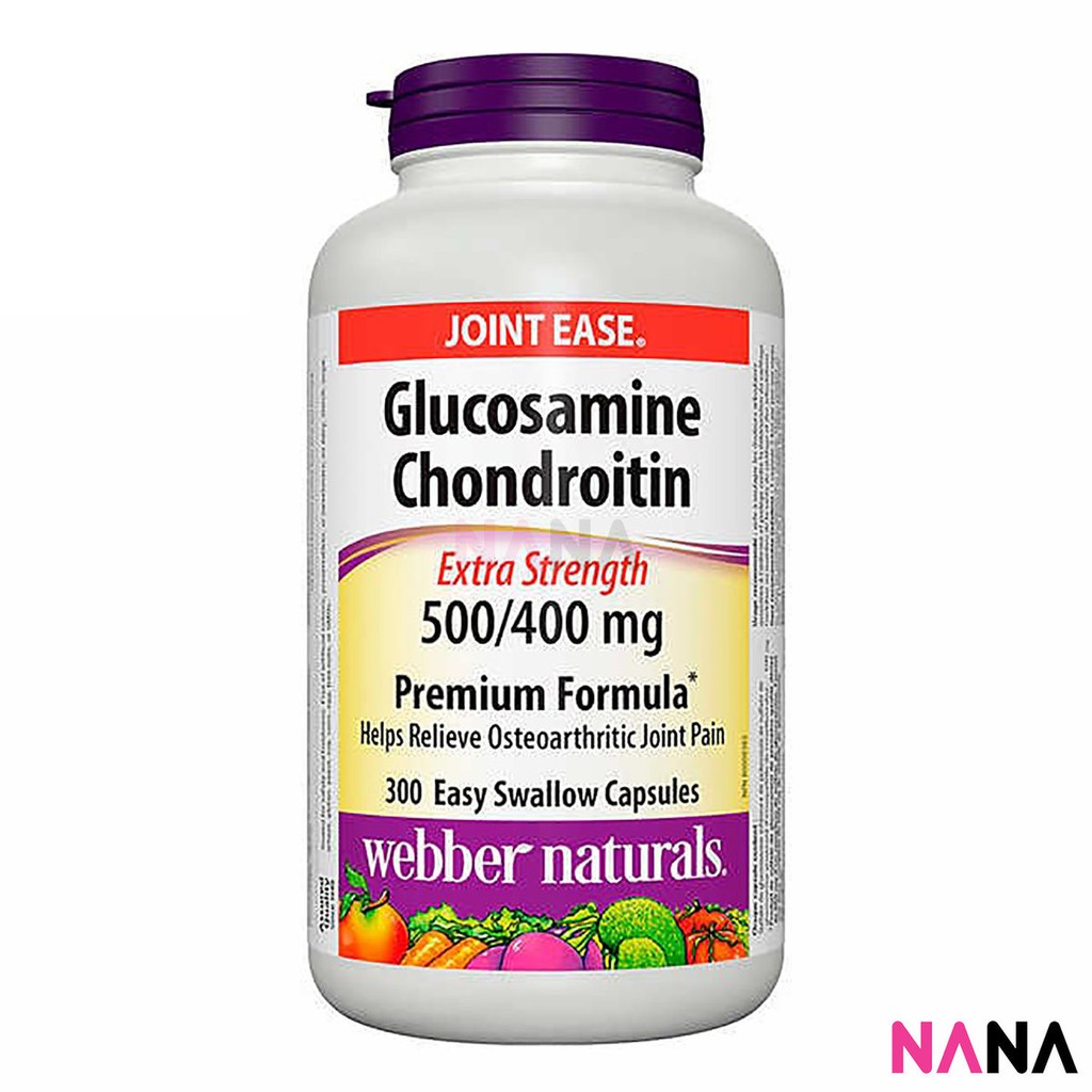 ber Naturals Glucosamine and Chondroitin Sulfate 300 Capsules