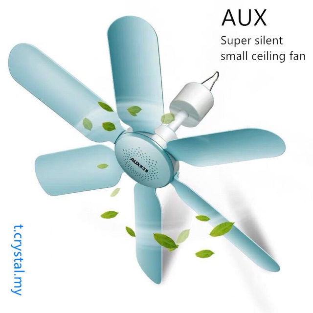 Aux Fashionable 6 Blades Powerful Mini Ceiling Fans Mini Fan Shopee