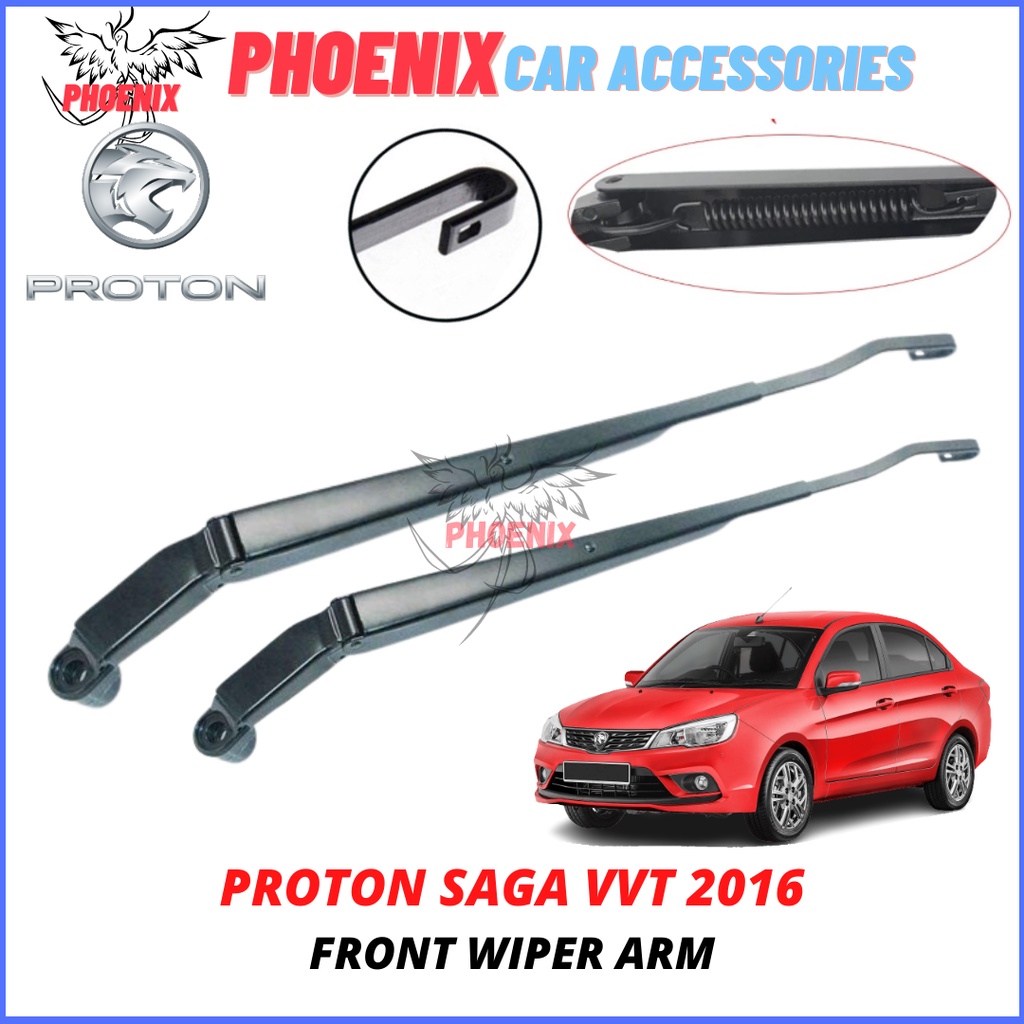 PROTON SAGA VVT 2016 NEW FRONT WIPER ARM LH RH SET (OEM) BESI WIPER