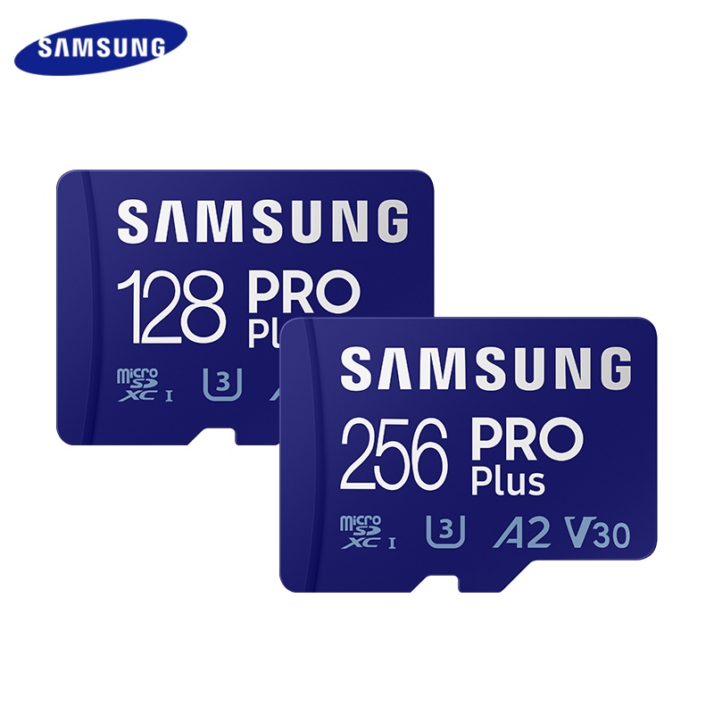 SAMSUNG PRO Plus MicroSDXC 128GB 256GB 512GB V30 A2 UHSIII Memory Card