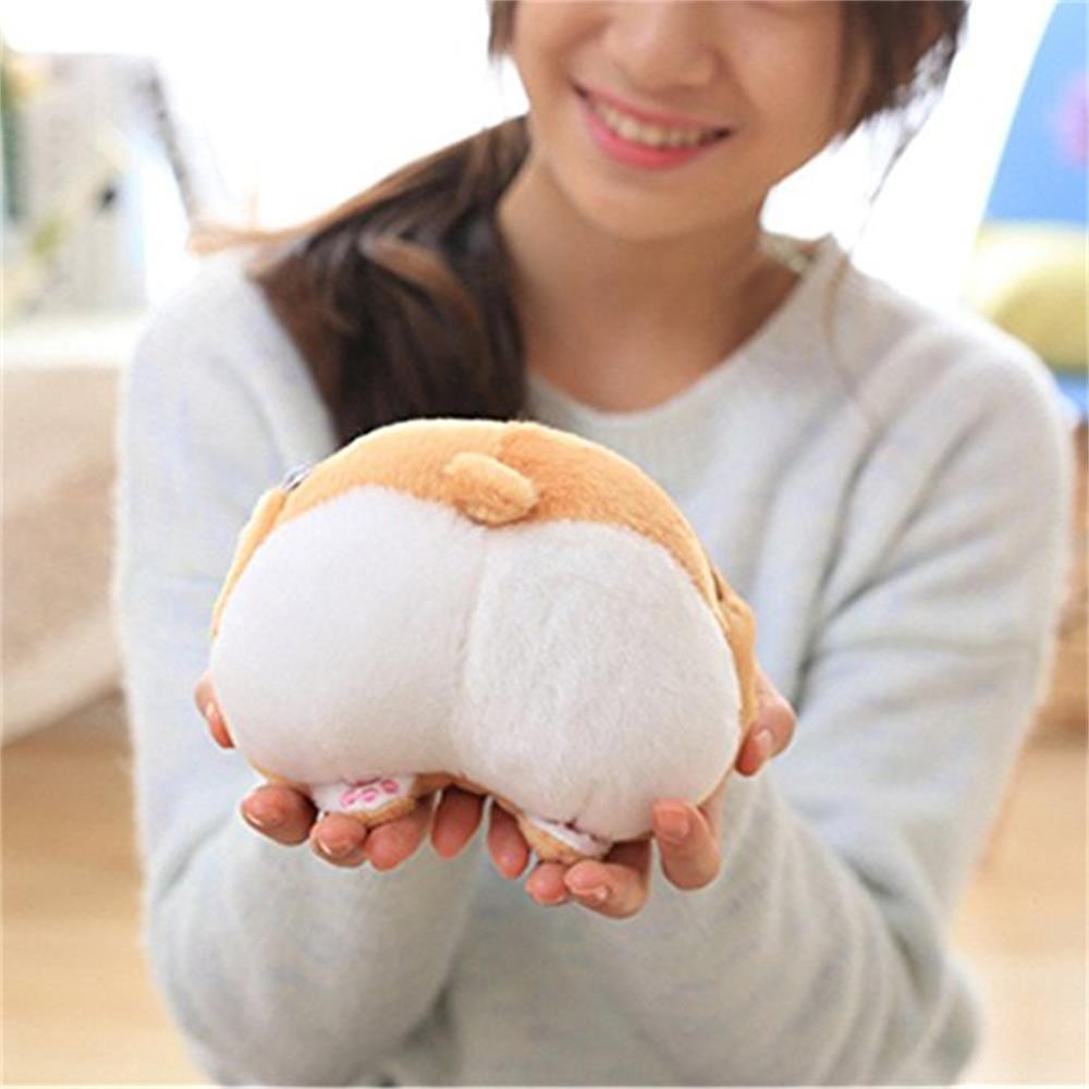 Corgi Dog Butt Coin Purse Cute Mini Plush Money Wallet for Kids Girls Women Shopee Malaysia