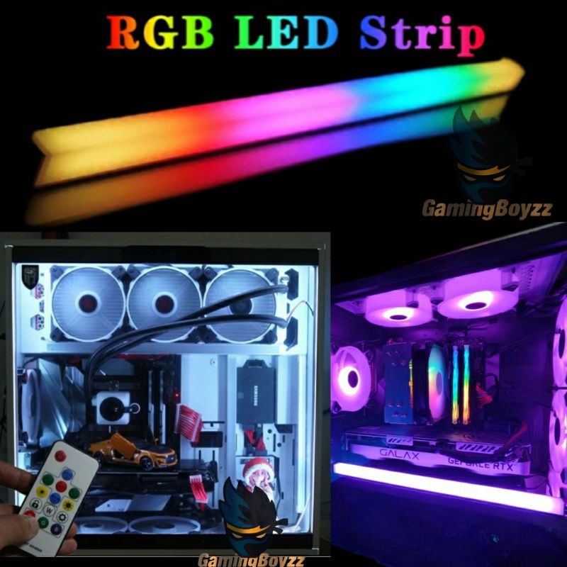 RGB Light Bar 144 LED Strip 5V 3Pin 30cm AURA SYNC ARGB Soft Light bar ...