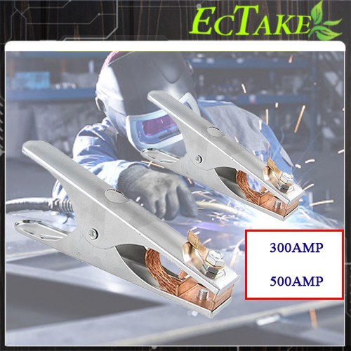 [ECTAKE] 300A / 500A Ground Earth Clamp FOR MIG / TIG / MMA / ARC ...