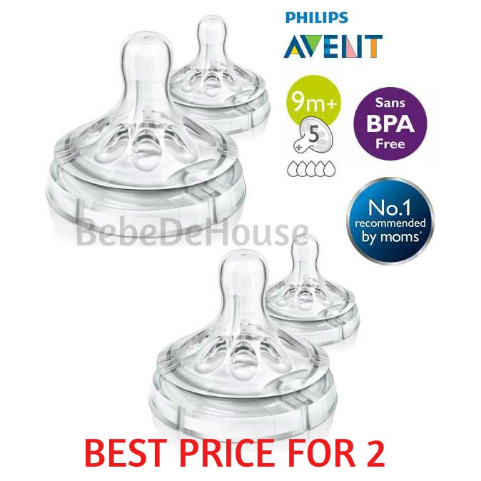 Avent natural teats size 2024 5