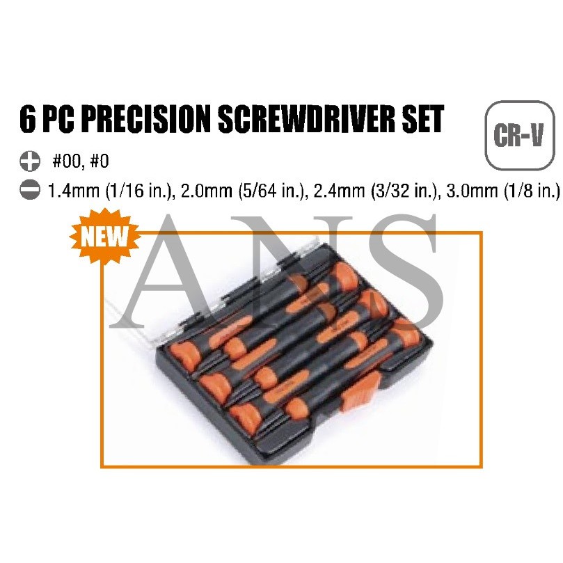 Tactix 6-in-1 Schraubendreher Set Mit Bits – Rutschfester Softgriff Für Präzises Arbeiten