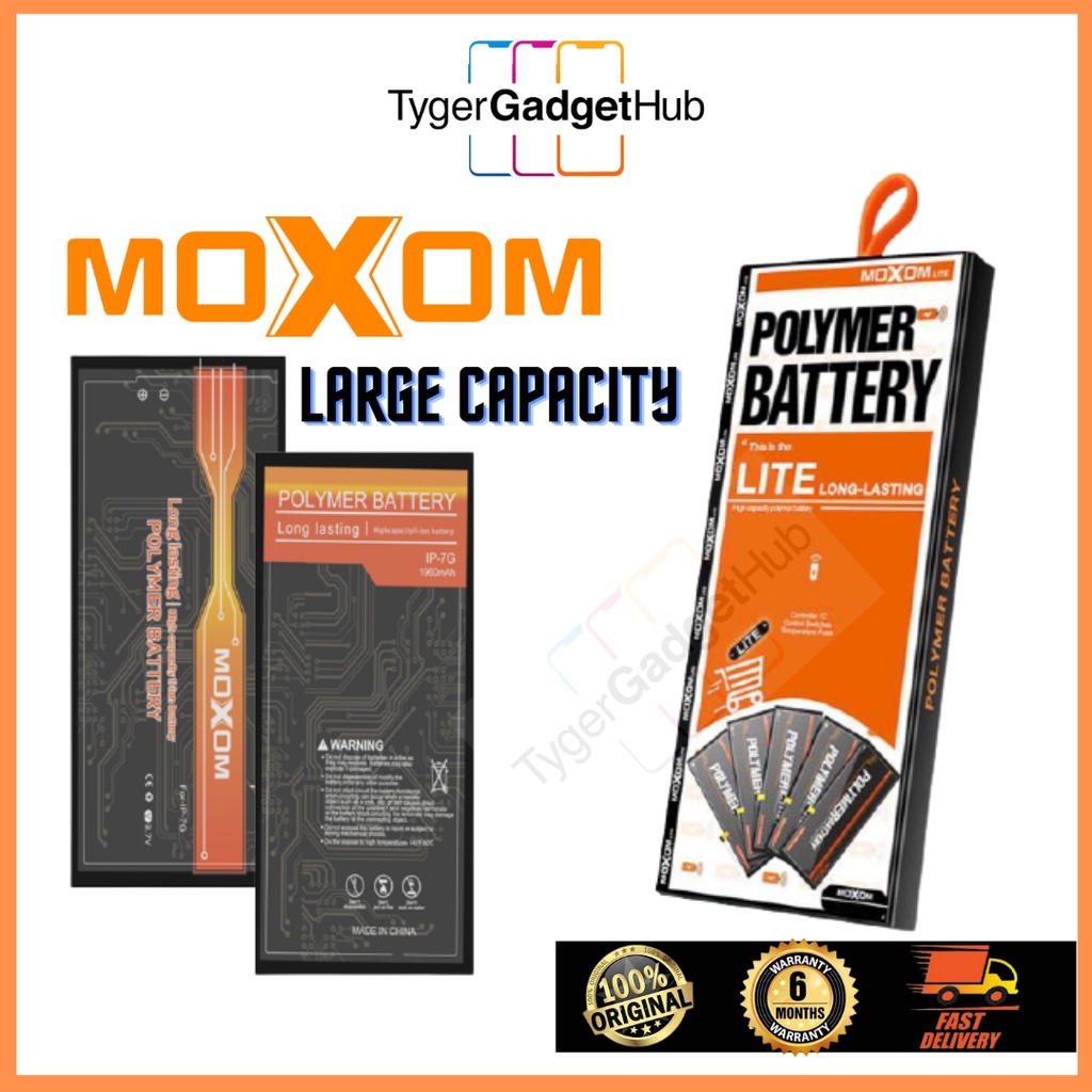 Original Moxom Lithium Battery Large Capacity Shopee Malaysia 0471