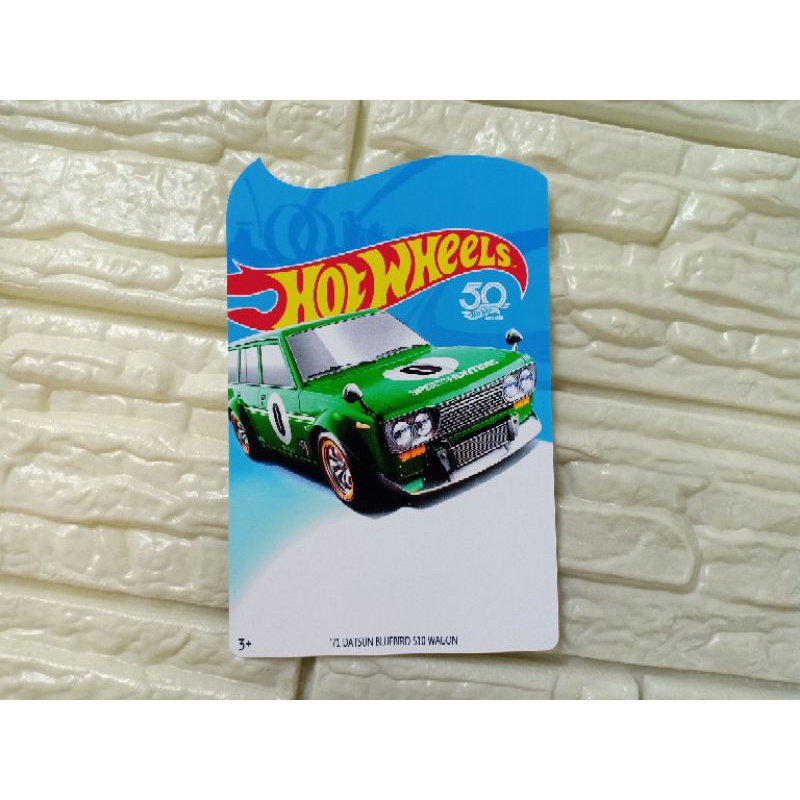 CUSTOM CARD HOT WHEELS LEGENDS TOUR 71 DATSUN 510 WAGON Shopee Malaysia