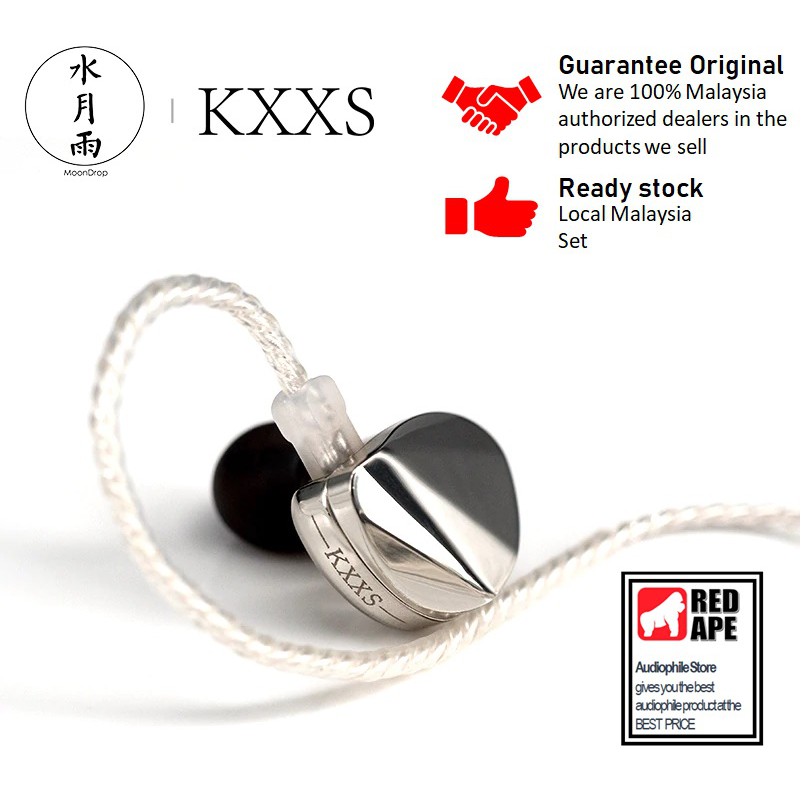 Moondrop KXXS 10mm Dynamic Driver IEM In-ear Monitor Earphone with 