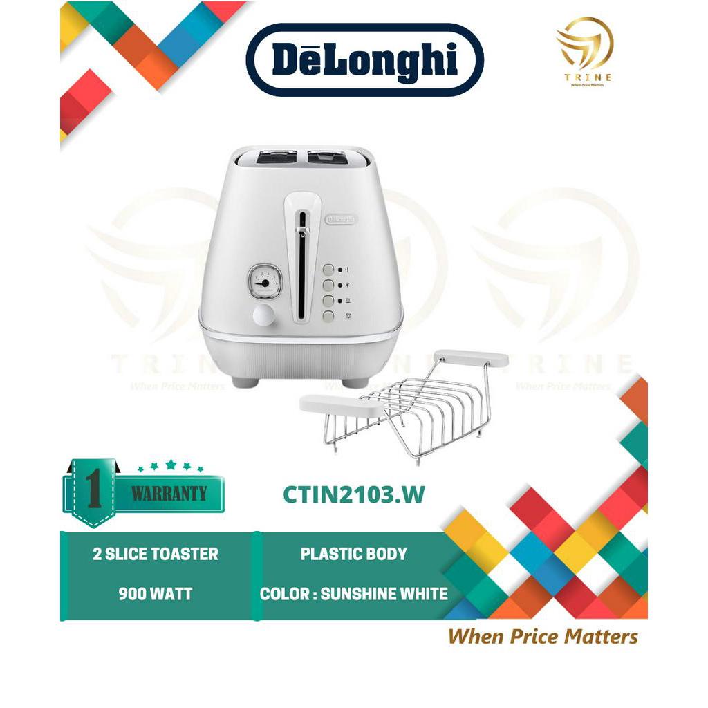 DeLonghi Distinta Moments White 2Slice Toaster CTIN2103.W Shopee