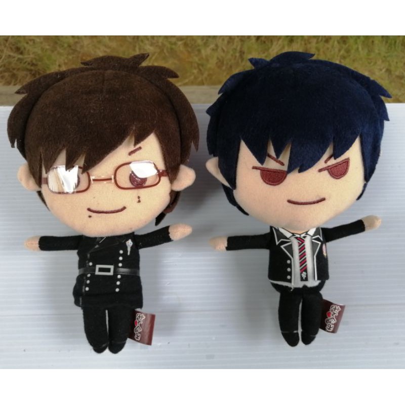 Rin Okumura & Yukio Okumura Kuttari Cushion Plush store Set Blue Exorcist