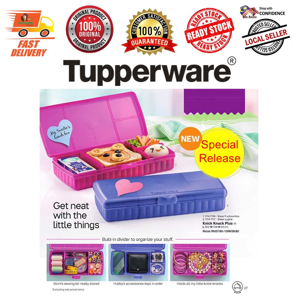 Tupperware Knick Knack Plus (1) (1114 7117 / 1114 7118)C4 | Shopee Malaysia