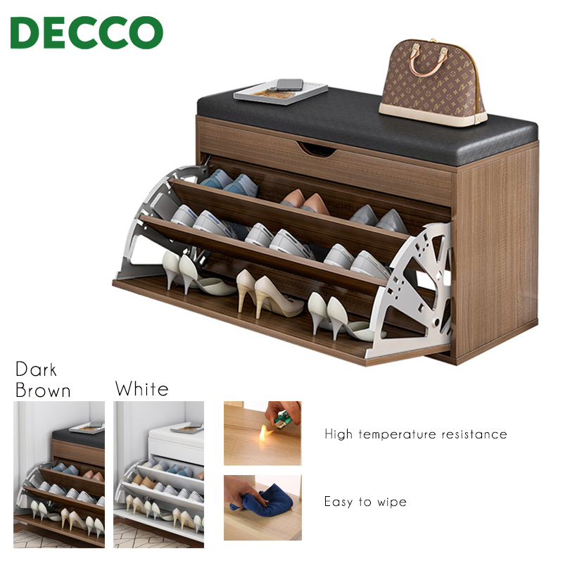 Decco Home Deco Shoe Rack Large Capacity Wooden Shoe Organizer Shoe ...