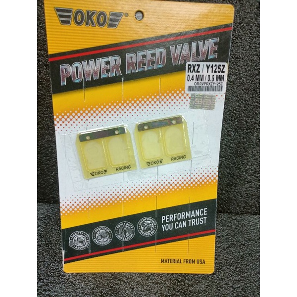 RXZ Y125 POWER REED VALVE PLATE RACING ORI OKO FOR YAMAHA RXZ135 125Z ...