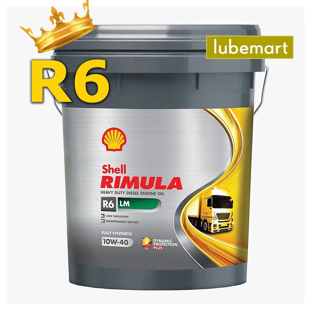 Shell Rimula R6 LM 10W-40 CK4 (20 liters) - Fully Synthetic HDEO