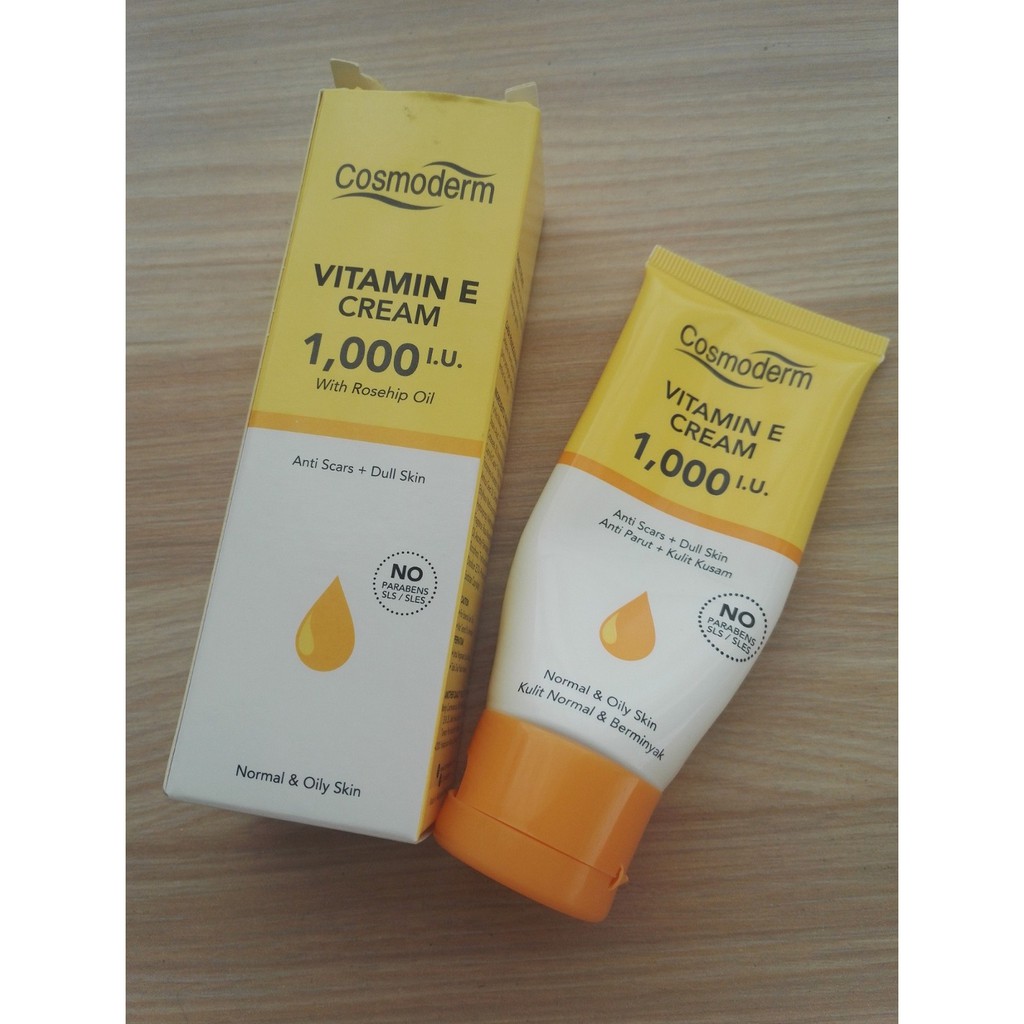 Cosmoderm Vitamin E Cream 1000 IU (50ml) Shopee Malaysia