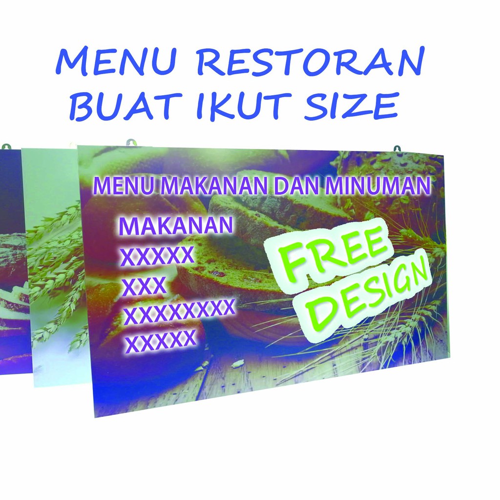 SIGNBOARD MENU, MENU KEDAI MAKANAN DAN MINUMAN, RESTAURANT MENU, MENU HARGA KEDAI MAKANAN DAN